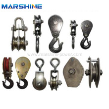 Steel Cable Sheaves Double Pulley Snatch Block